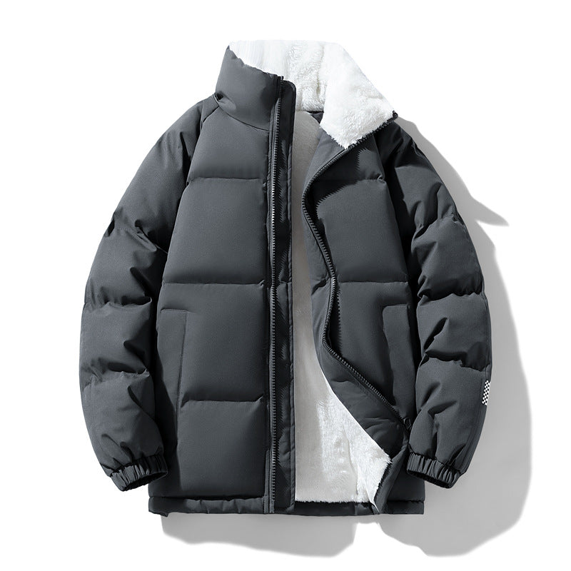 Herren Steppjacke Warm Isoliert Hochkragen