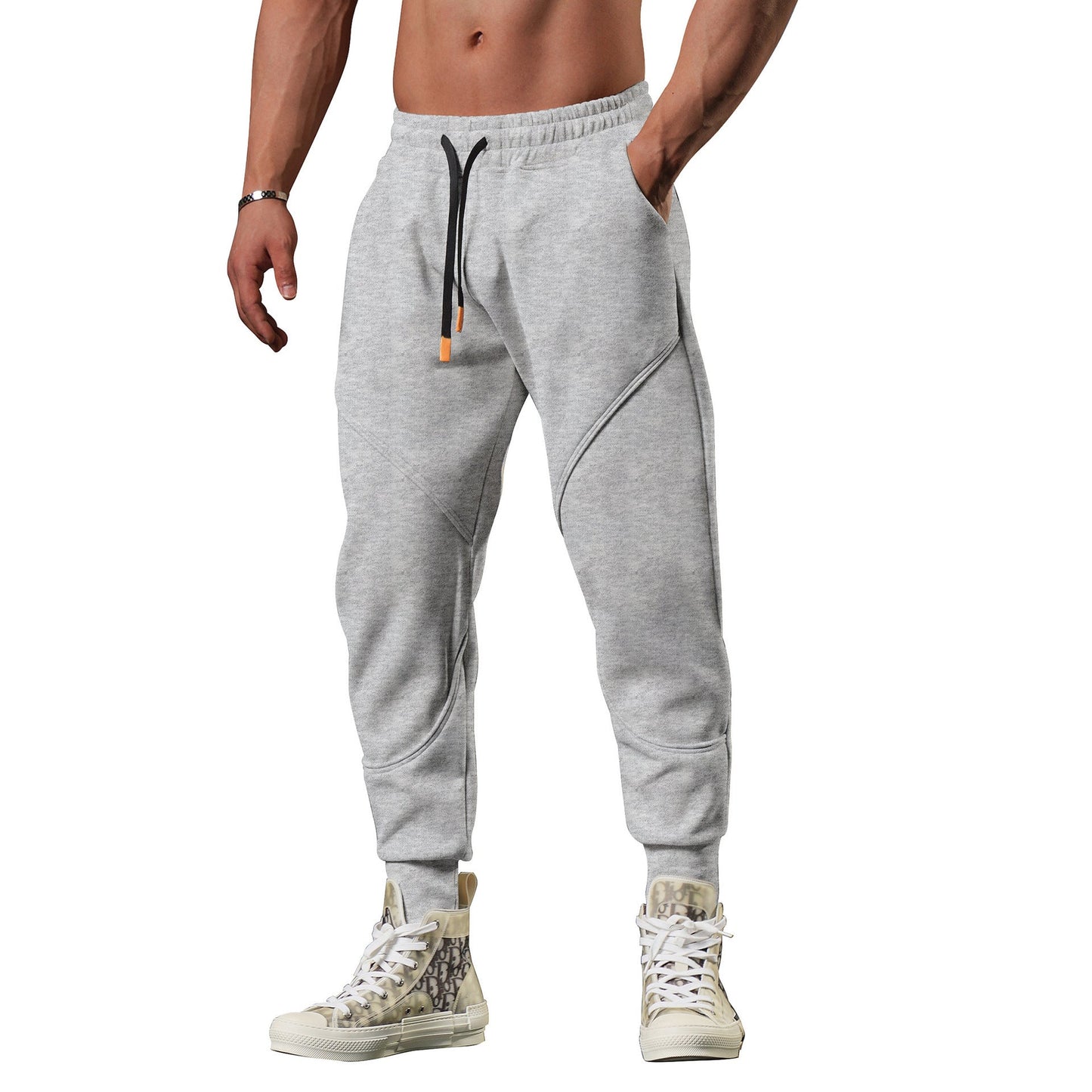 Herren Sweatpants Bequem Modern mit Taschen