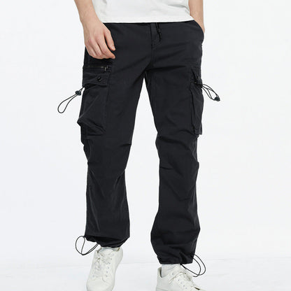 Herren Cargo-Hose Praktisch Mit Verstellbarem Bund