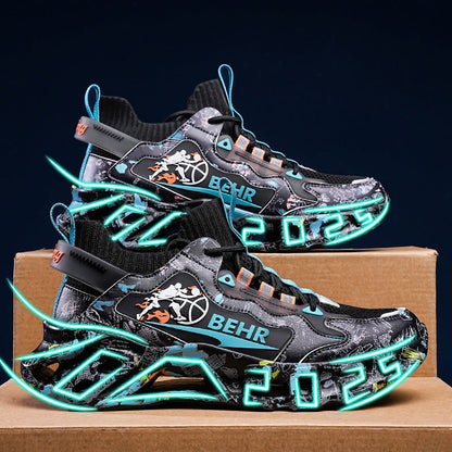 Damen Sneaker Laufschuhe mit Licht Effekt und Dämpfung
