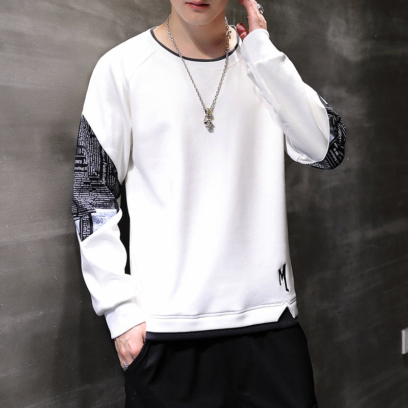 Modisches Herren Sweatshirt mit trendigen Druckdetails