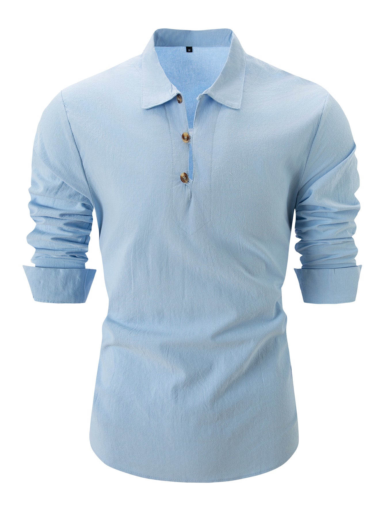 Herren Langarmhemd Elegantes Knopfhemd Modern Slimfit
