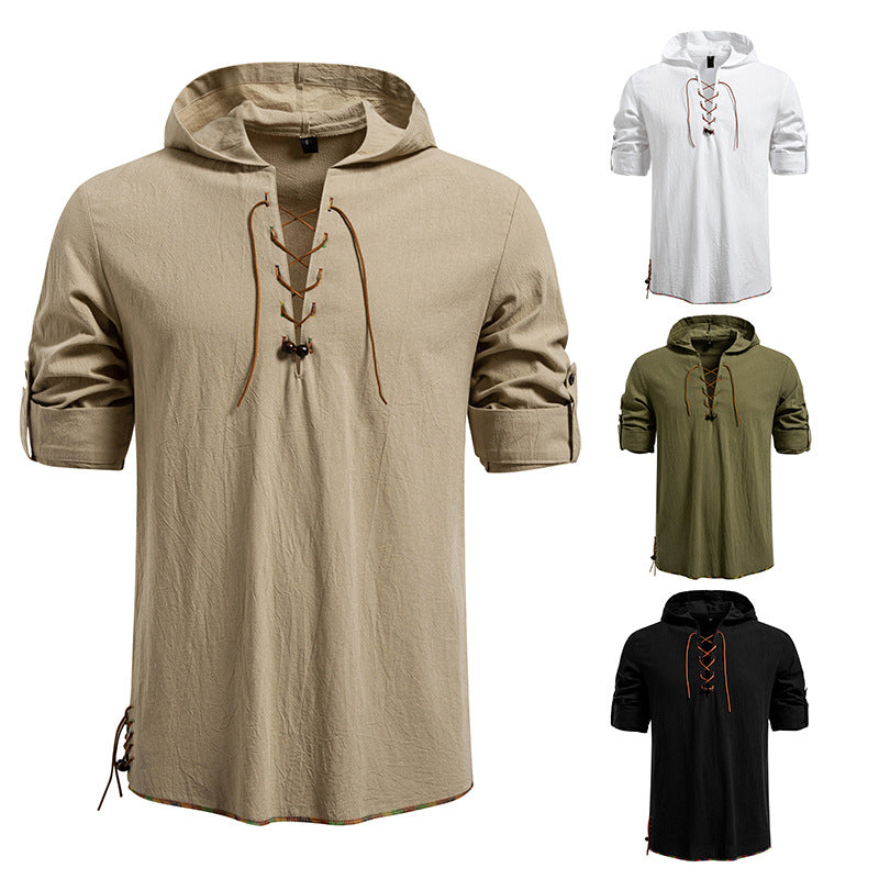 Herren Bluse Mit Schnürung Modern Berlin Style