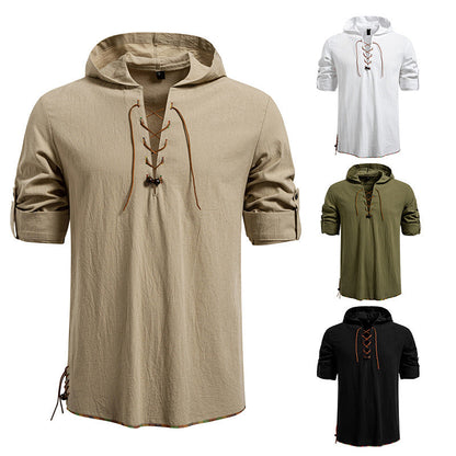 Herren Bluse Mit Schnürung Modern Berlin Style