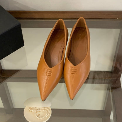 Elegante Damen Ballerinas Spitze Metall Detail