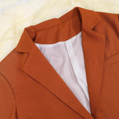 Damen Blazer Oversize Set Modern Elegant
