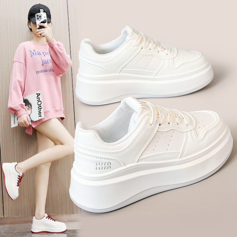 Damen Plateau Sneaker Rutschfest Komfortabel Modisch