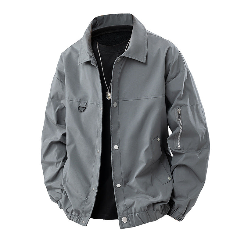 Herren Freizeitjacke Urban Style Hochkragen Modern