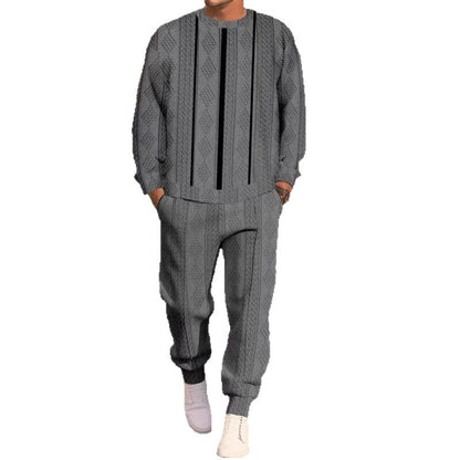 Herren Sweatanzug Modern Streifenmuster Bequem