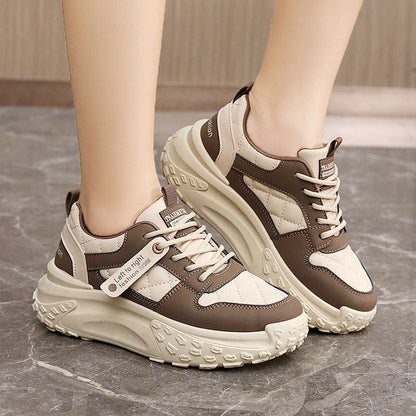 Damen Sneaker Chunky Bequem Strapazierfähig Mode