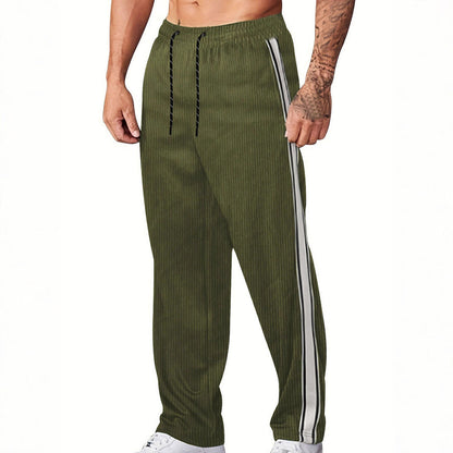 Herren Sportliche Jogginghose mit Streifen und elastischem Bund