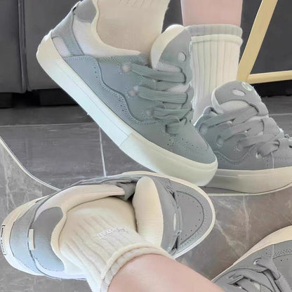 Damen Sneaker Weich Bequem Schnürsystem Modern