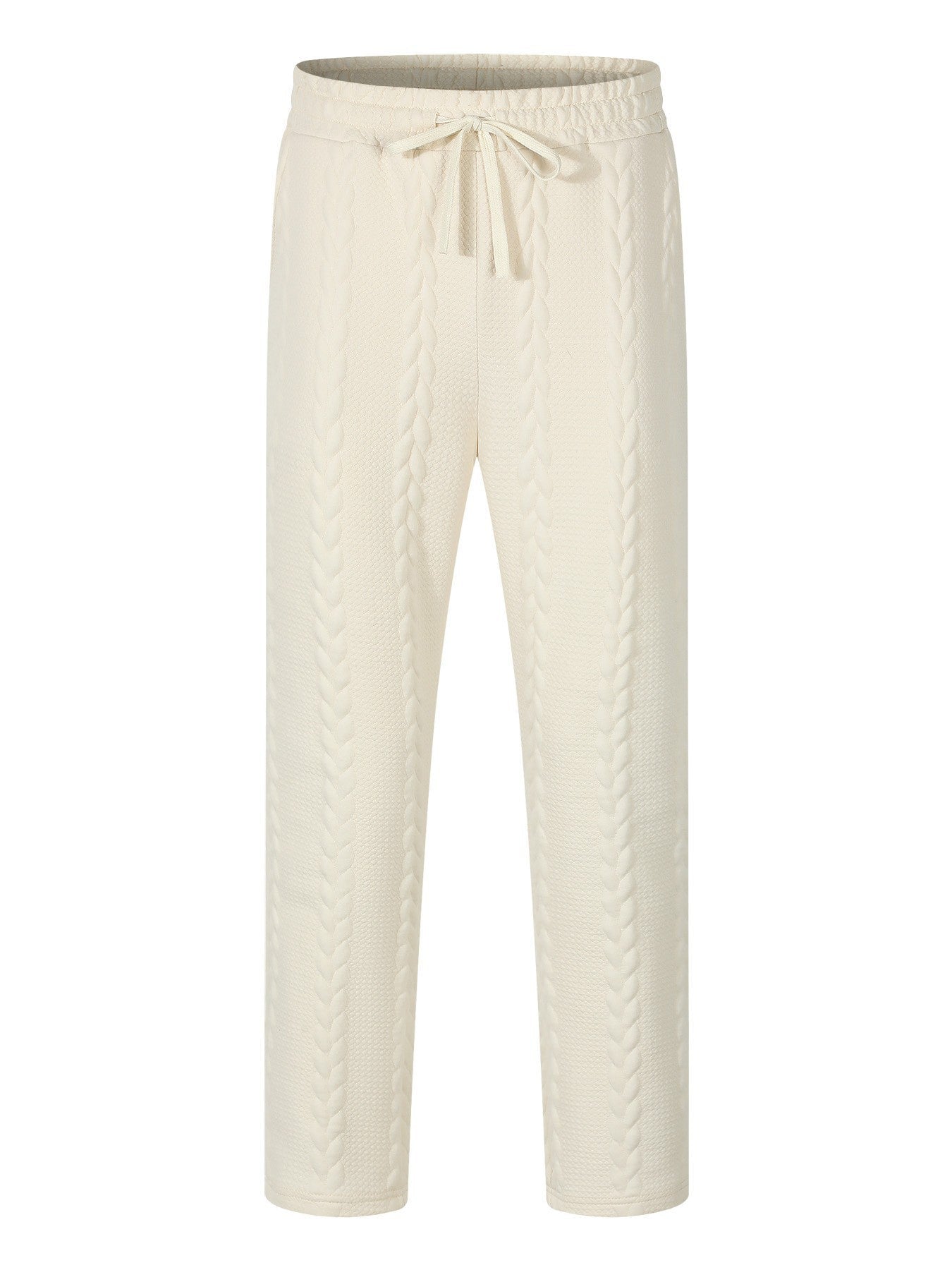 Herren Jogginghose Stretch mit Kordelzug und Struktur Optik