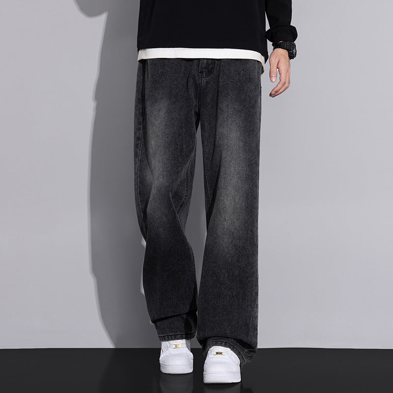 Herren Jeans Weite Bein Moderner Used Look