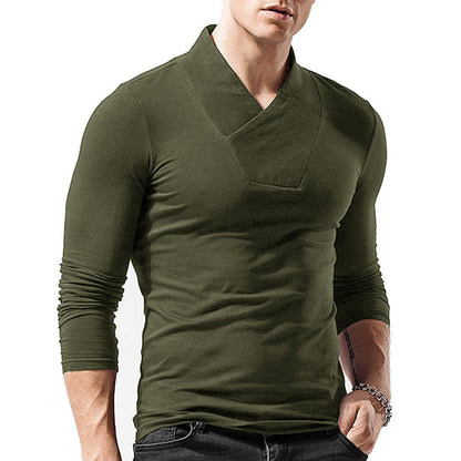 Herren Longsleeve V-Ausschnitt Modern Berlin Style - BerlinGlamour
