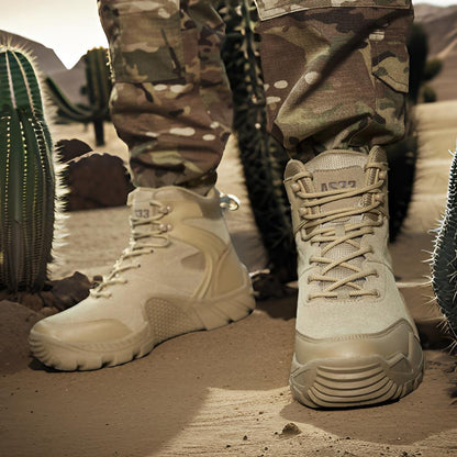 Herren Tactical Sneaker rutschfest Knöchelschutz Outdoor