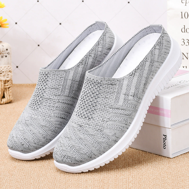 Damen Slip-On Schuhe Leicht Atmungsaktiv