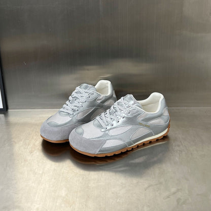 Damen Sneaker Sportlich mit Wildleder und Dämpfung - BerlinGlamour
