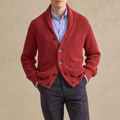 Herren Strickjacke Lässig Modern mit Knöpfen - BerlinGlamour