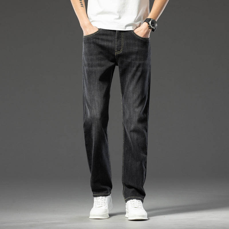 Bequeme Herren Jeans Denim mit tiefen Taschen Lässig