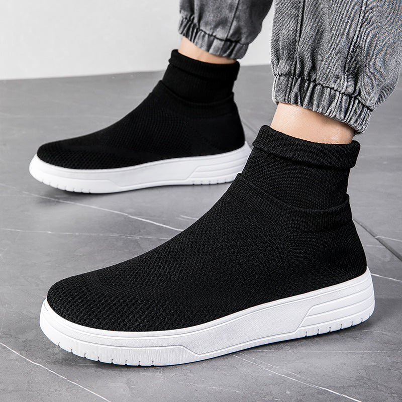 Damen Sport Sneaker Laufschuhe Knöchelschutz Rutschfest