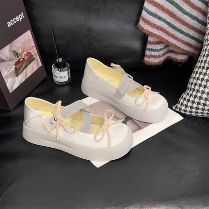 Damen Plateausneaker Hoher Absatz mit Riemen Modern - BerlinGlamour
