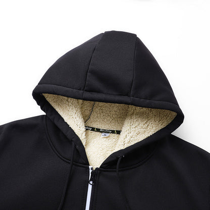 Herren Kapuzenpullover Flauschig Warm Modern