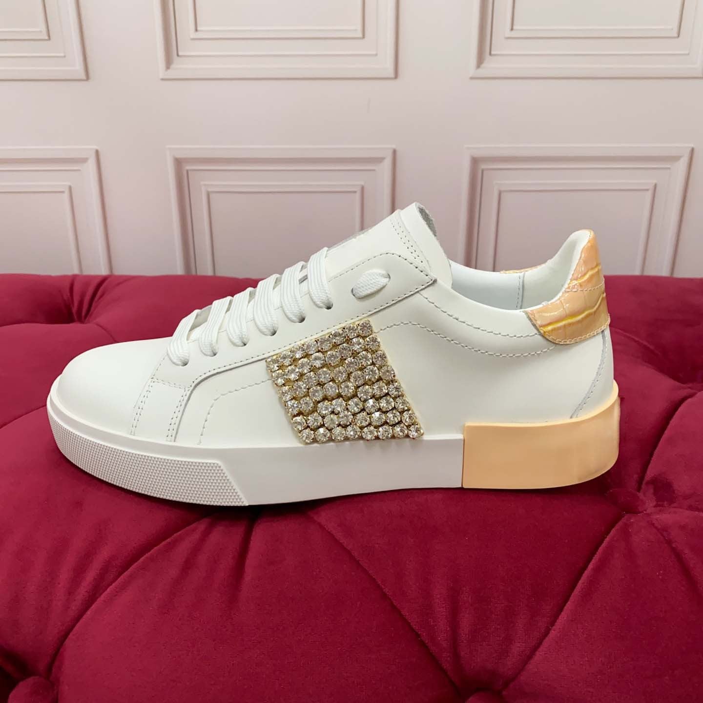 Damen Sneaker Glitzer Schuhe Elegant Modisch