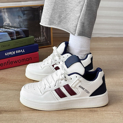 Damen Sneaker Sportlich Retro Mesh Oberfläche