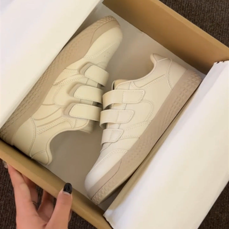 Damen Sneaker Atmungsaktiv mit Klettverschluss Sportlich