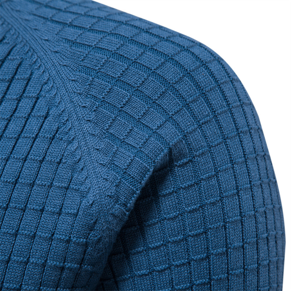 Herren Sweatshirt Rundhals Modern Strukturiert
