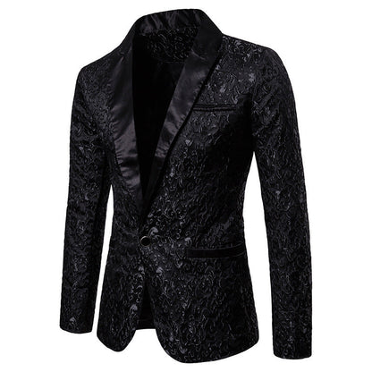 Herren Blazer Elegant Floral Muster Berlin Stil