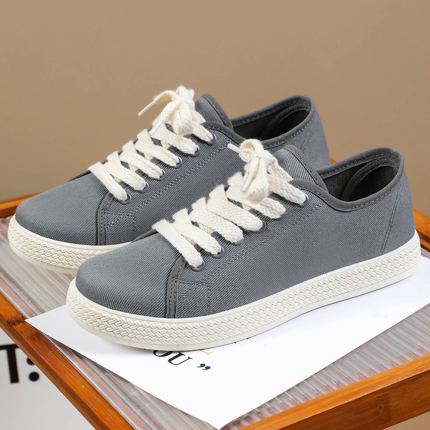 Damen Sneaker Baumwolle Bequem Rutschfest - BerlinGlamour