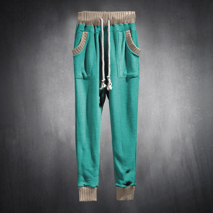 Bequeme Herren Jogginghose mit Taschen Elastisch