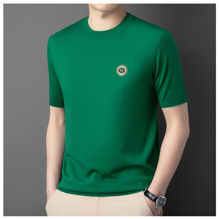 Herren T-Shirt Rundhals Feuchtigkeitstransport Schnelltrocknend Premium - BerlinGlamour