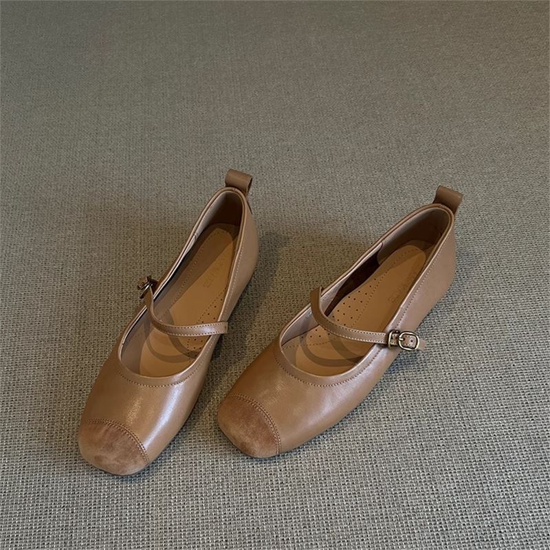Damen Ballerinas Bequem Elegant Riemenverschluss