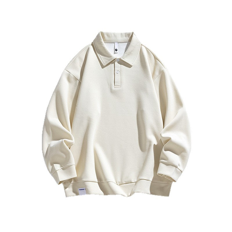 Herren Poloshirt Oversized Lässig mit Kragen Modern