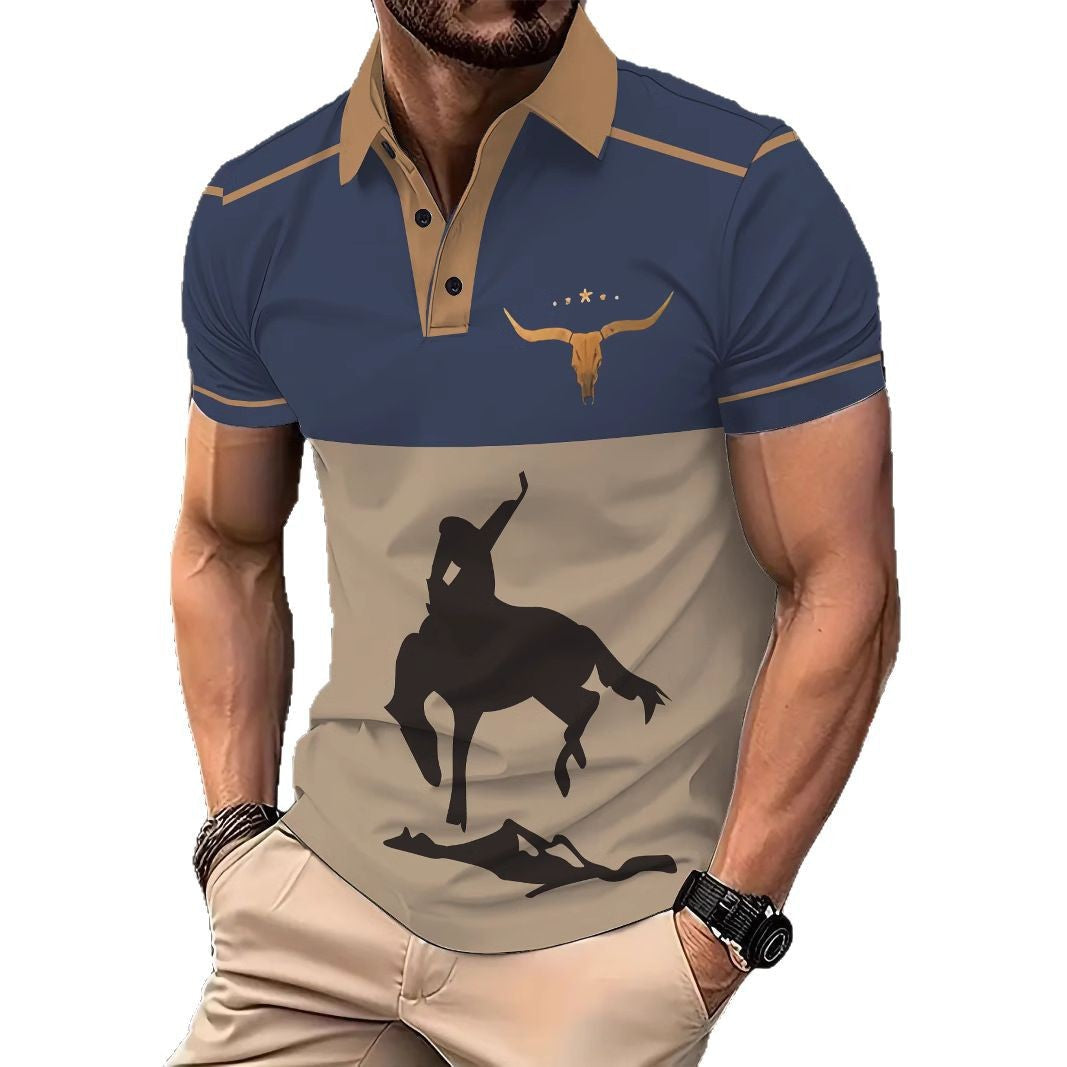 Herren Poloshirt Modern Berlin Motiv