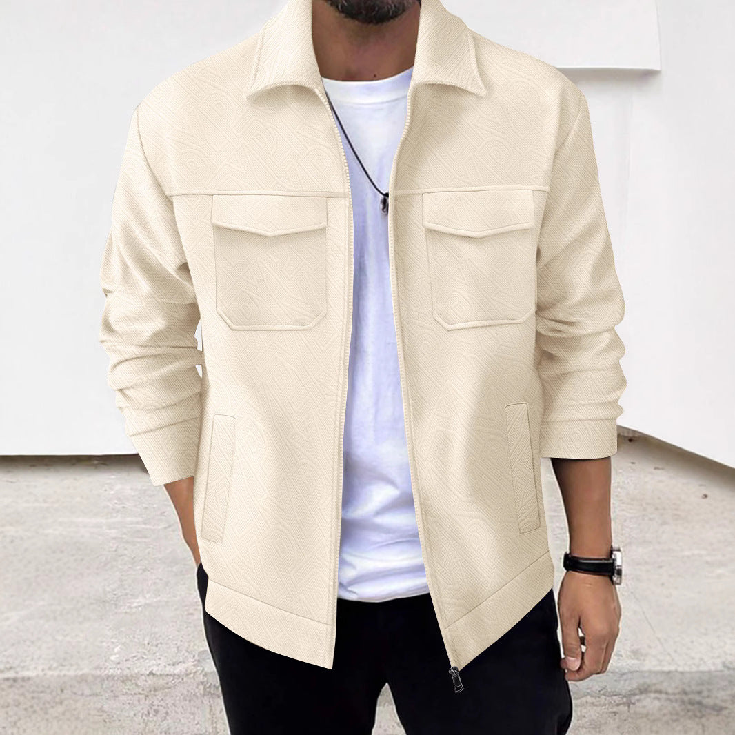 Herren Jacke Modern Stylisch Mit Taschen