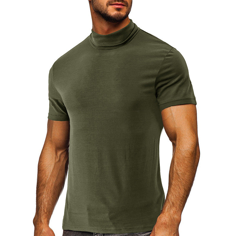 Herren T-Shirt Stehkragen Modern Berlin Style - BerlinGlamour
