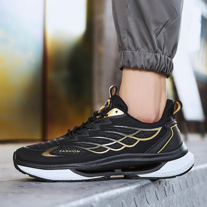 Damen Sport Sneaker mit Dämpfung Weich Laufsohle