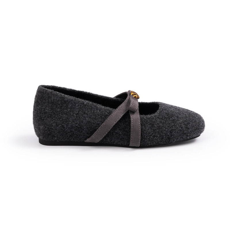 Damen Hausschuhe Bequem Riemendesign Warme Hauspantoffeln