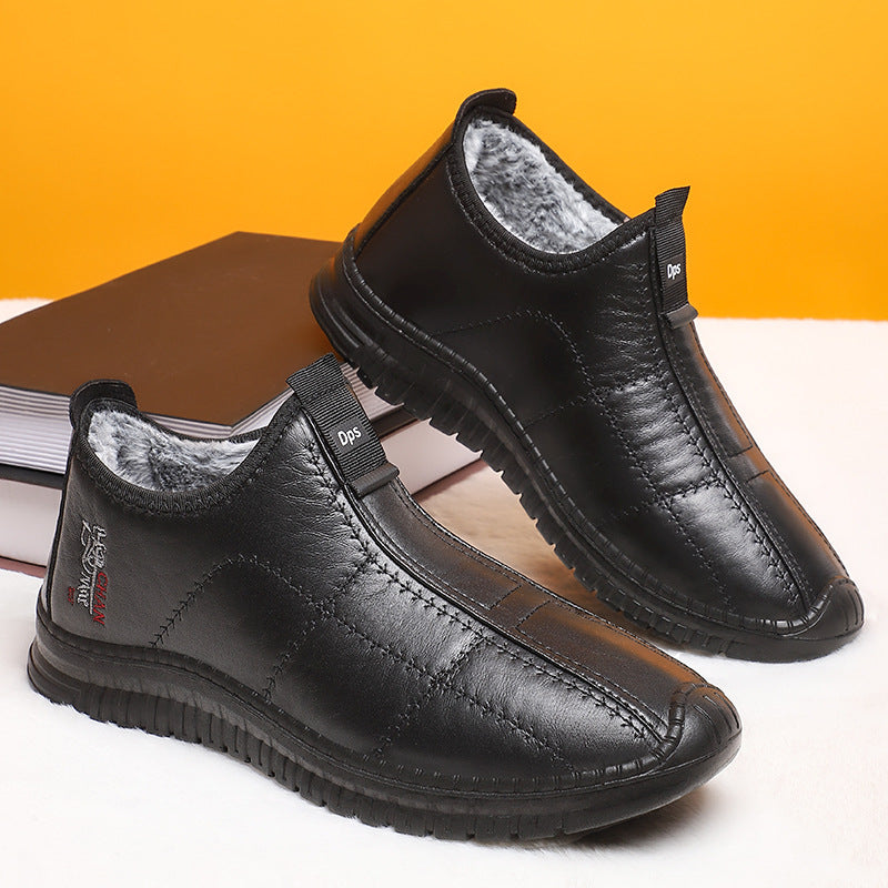 Damen Halbschuhe Warm Bequem Kunstfell Wintermode