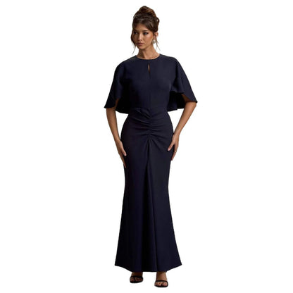 Elegantes Maxikleid Damen Lang Fließend Modern