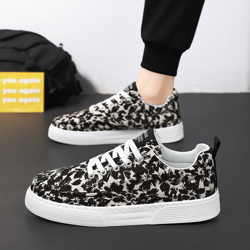 Damen Sneaker Floral Modern Komfort Sohle