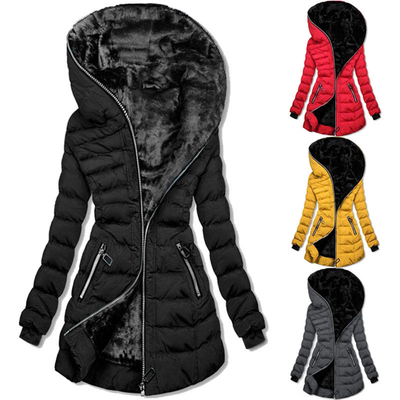 Damen Winterjacke Gefüttert Warm Modern - BerlinGlamour