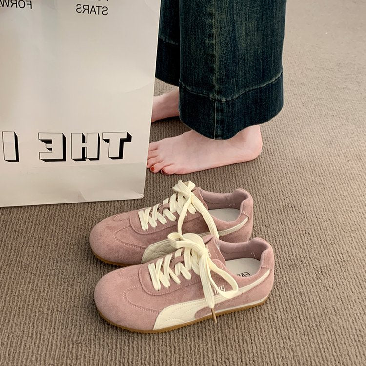 Damen Sneaker Sportlich Wildleder atmungsaktiv