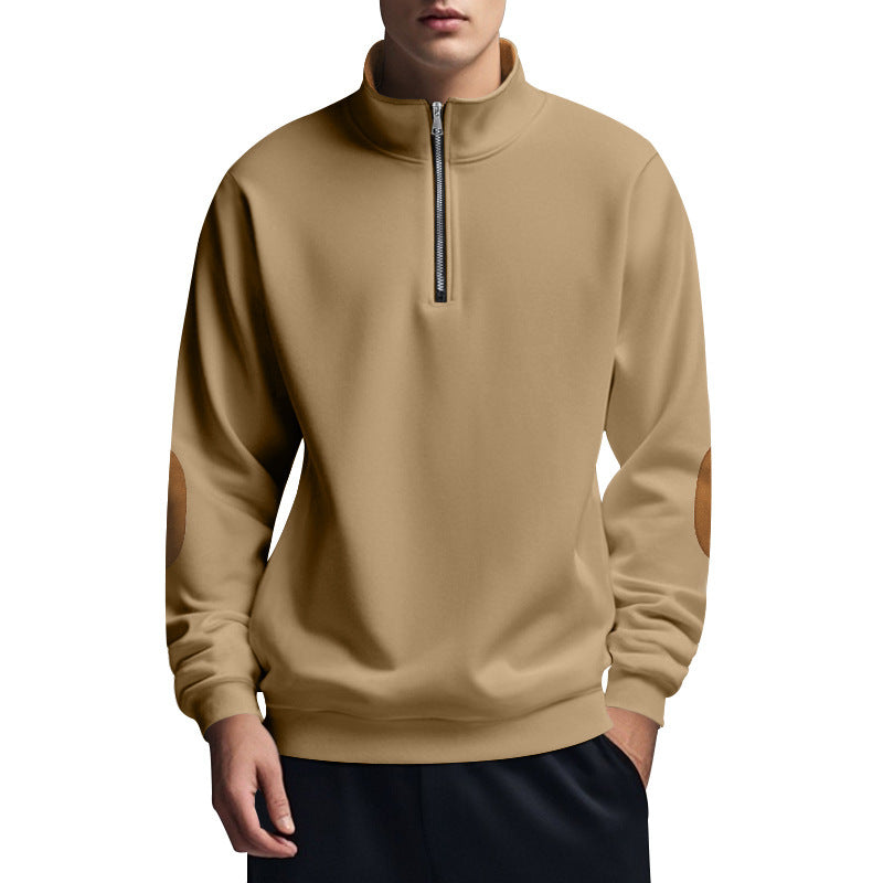 Herren Pullover Funktional Reißverschluss Kragen Hoch