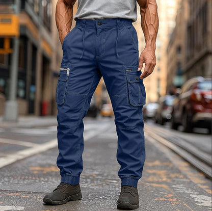 Herren Cargo-Hose Vieltaschen Flexibel Bequem