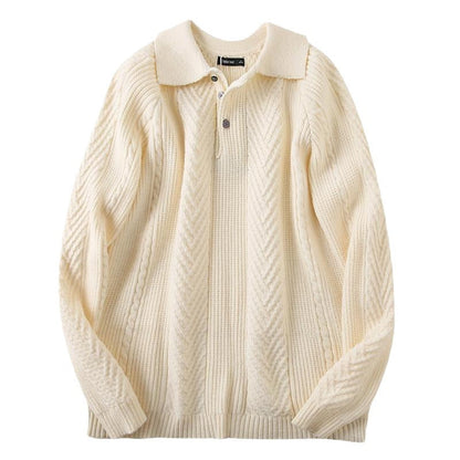 Herren Pullover Rautenmuster Klassisch Modern